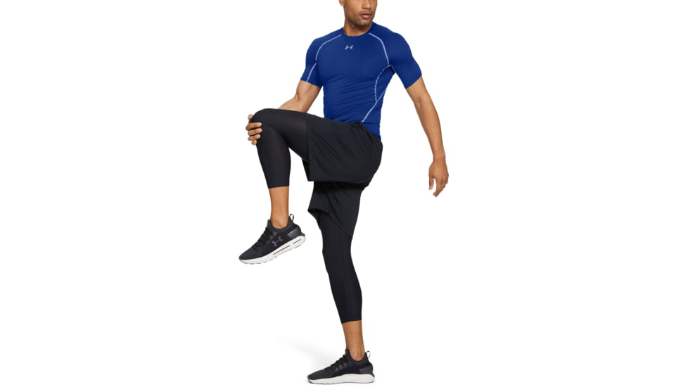 Under Armour UA HeatGear Armour Short Sleeve Compression Shirt - Men's, 2XL, Royal Blue, 12574684002X