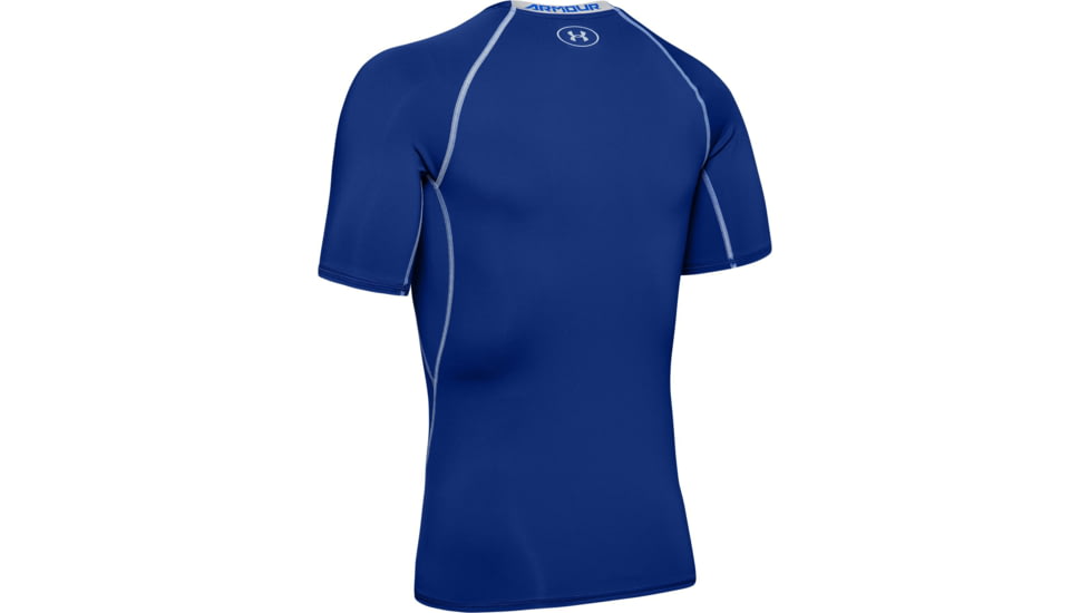 Under Armour UA HeatGear Armour Short Sleeve Compression Shirt - Men's, 2XL, Royal Blue, 12574684002X