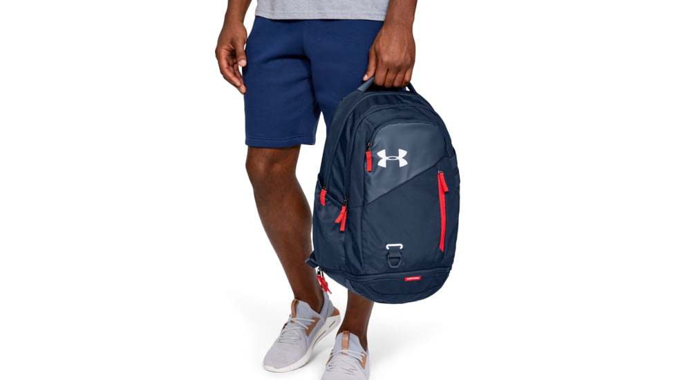Under Armour Ua Hustle 4.0 Backpack, Academy/white - 1342651409OSFA