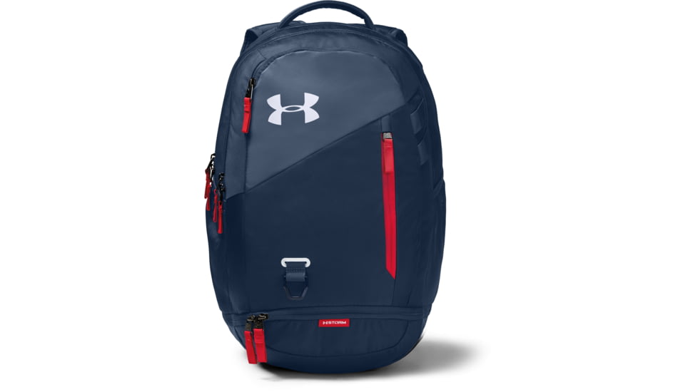 Under Armour Ua Hustle 4.0 Backpack, Academy/white - 1342651409OSFA