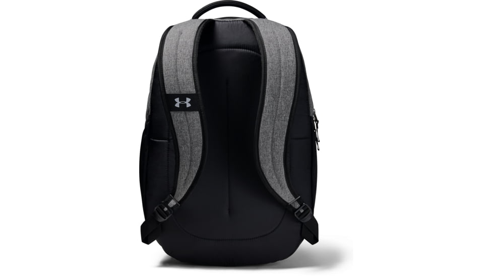 Under Armour UA Hustle 4.0 Backpack, Black/Graphite Medium Heather, One Size Fits All, 1342651002OSFA