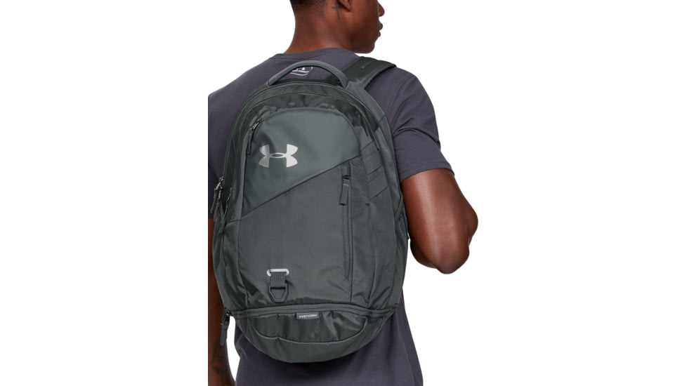 Under Armour Ua Hustle 4.0 Backpack, Pitch Gray - 1342651012OSFA