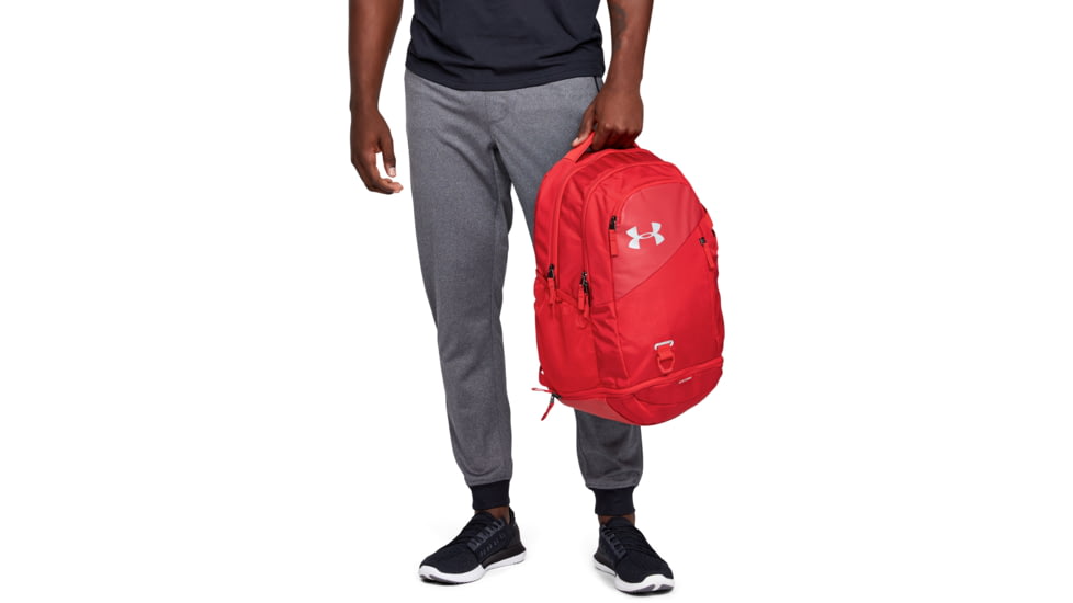 Under Armour Ua Hustle 4.0 Backpack, Red - 1342651600OSFA