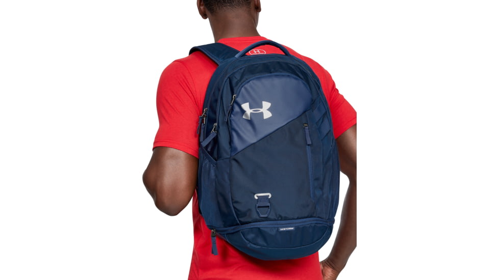 Under Armour Ua Hustle 4.0 Backpack, Silver - 1342651408OSFA