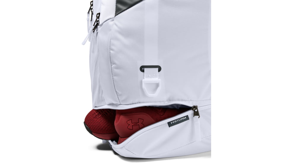 Under Armour Ua Hustle 4.0 Backpack, White - 1342651100OSFA