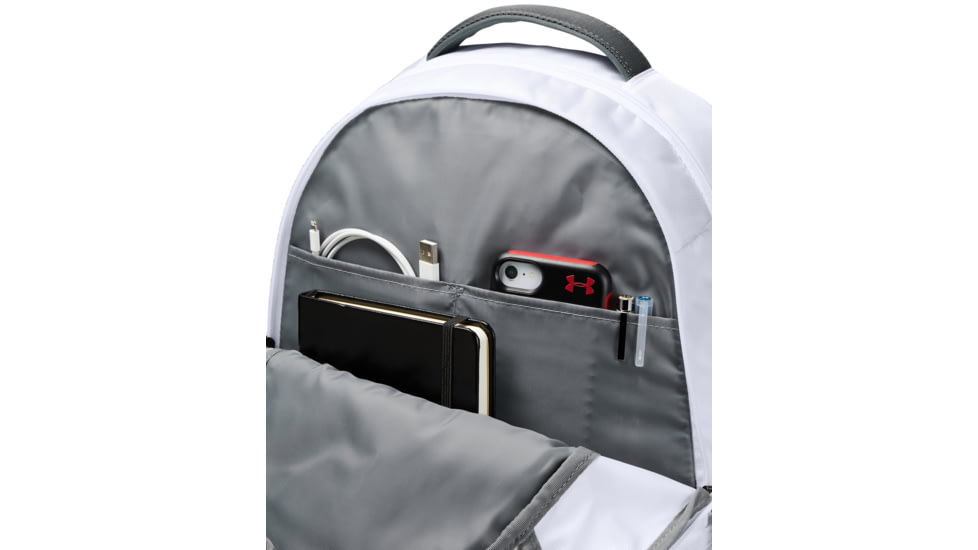 Under Armour Ua Hustle 4.0 Backpack, White - 1342651100OSFA