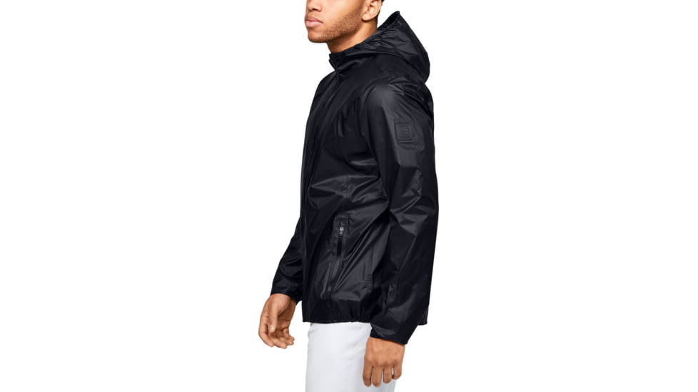 Under Armour UA Impasse Rain Shell Jacket - Mens, Black, 2X-Large, 13509490012X