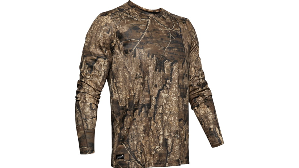 Under Armour UA Iso-Chill Brush Line Long Sleeve Shirt - Mens, RealTree Timber, 2X-Large, 13484269802X