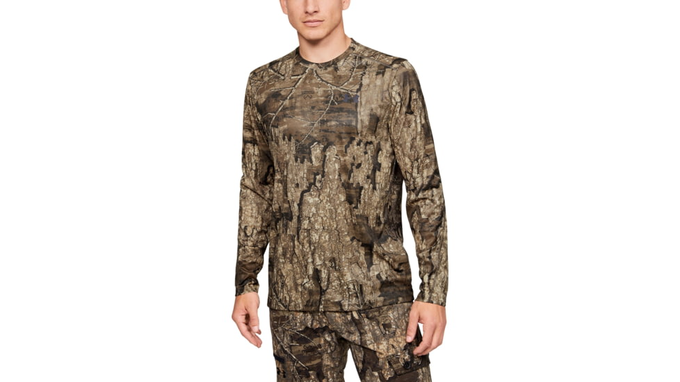 Under Armour UA Iso-Chill Brush Line Long Sleeve Shirt - Mens, RealTree Timber, 2X-Large, 13484269802X