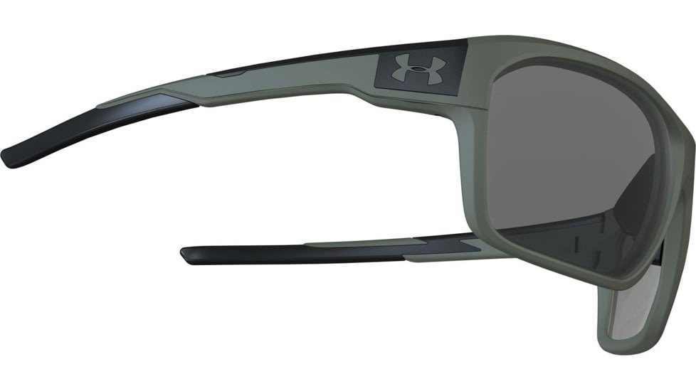 Under Armour UA No Limits Sunglasses, Gray Lens, Satin Rough Green, One Size Fits Most, UA8630130-310100