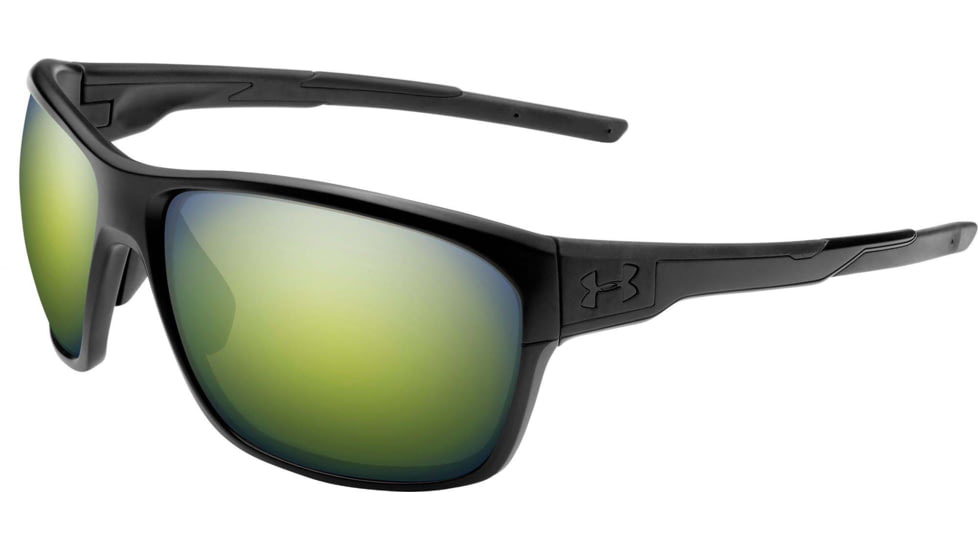 Under Armour UA No Limits Sunglasses, Shoreline Lens, Satin Black, One Size Fits Most, UA8650130-010137
