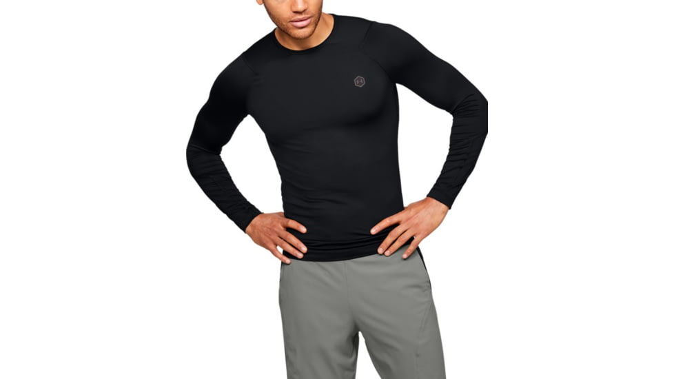 Under Armour UA RUSH HeatGear Compression Long Sleeve Shirt - Mens, 2XL, 13534470012X