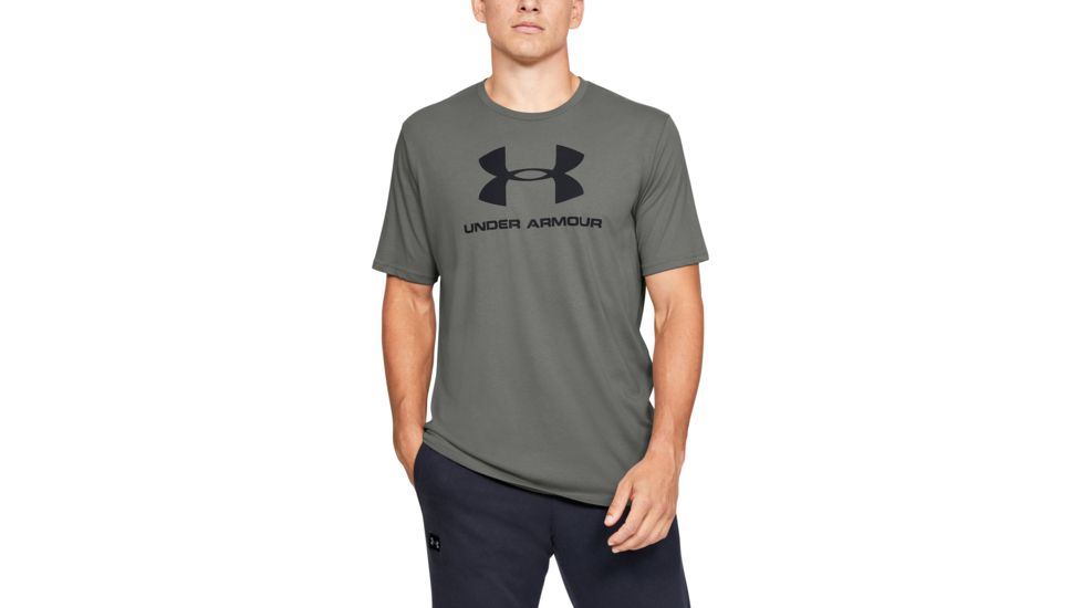 Under Armour UA Sportstyle Logo T-Shirt - Men's, Extra Large, Green, 1329590388XL