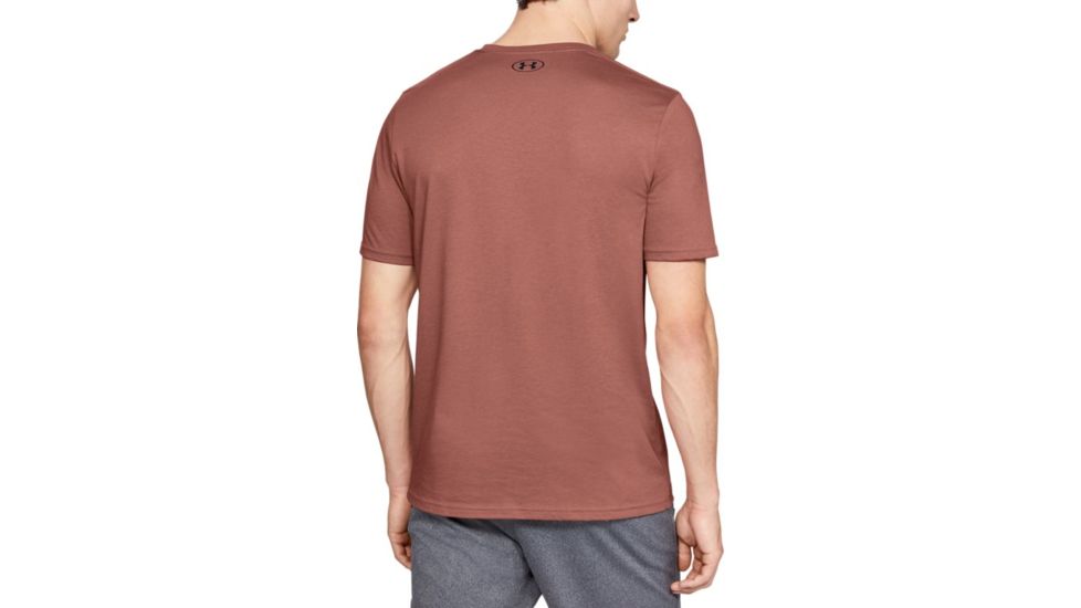 Under Armour UA Sportstyle Logo T-Shirt - Mens, Extra Large, Cedar Brown, 1329590226XL
