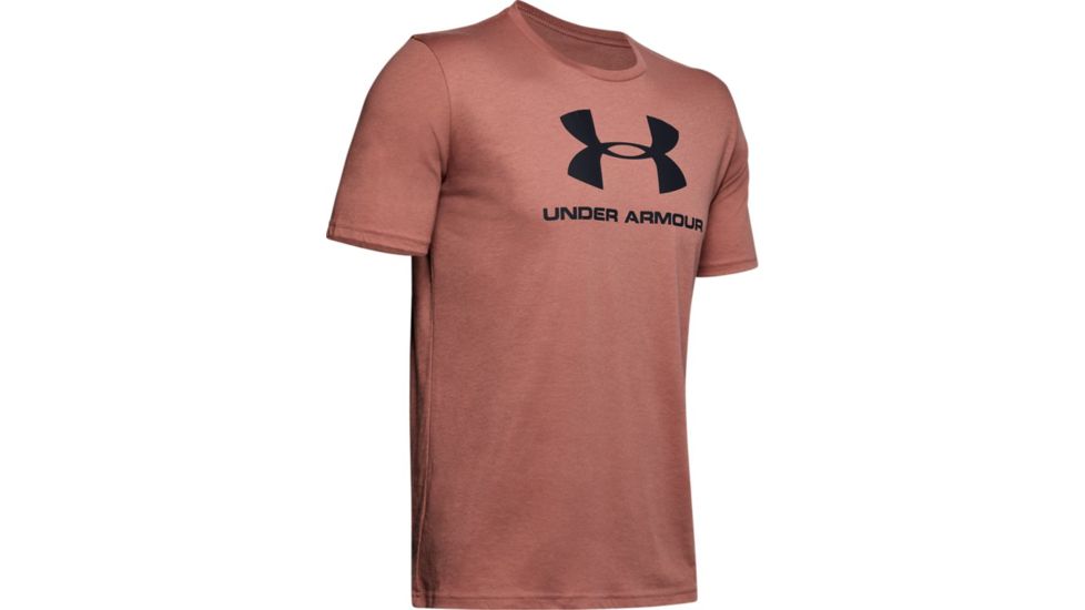 Under Armour UA Sportstyle Logo T-Shirt - Mens, Extra Large, Cedar Brown, 1329590226XL