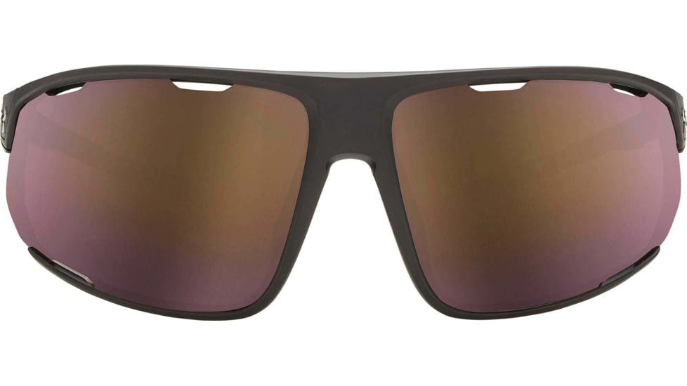 Under Armour UA Strive Sunglasses, Black Tuned Road Lens, Satin Black, One Size Fits Most, UA8650108-010124