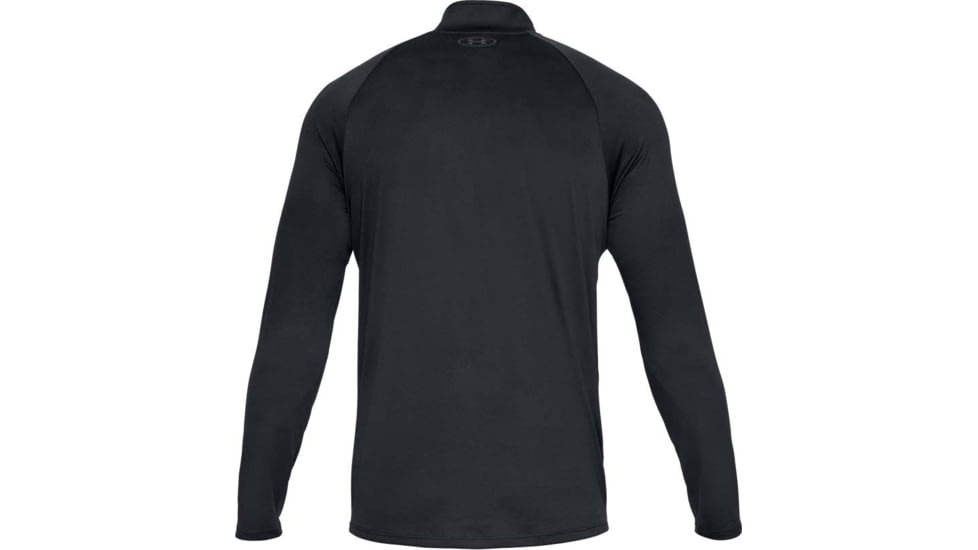 Under Armour UA Tech 1/2 Zip Long Sleeve Shirt - Mens, Black, Small, 1328495001SM