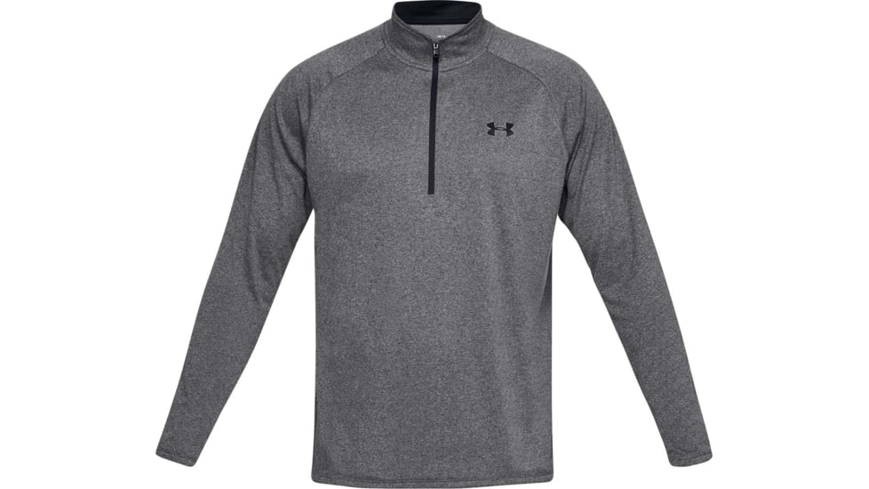 Under Armour UA Tech 1/2 Zip Long Sleeve Shirt - Mens, Carbon Heather, 2X-Large, 13284950902X