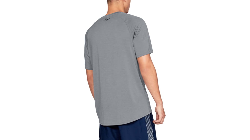 Under Armour UA Tech 2.0 V-Neck T-Shirt - Mens, Steel, X-Large, 1328190035XL