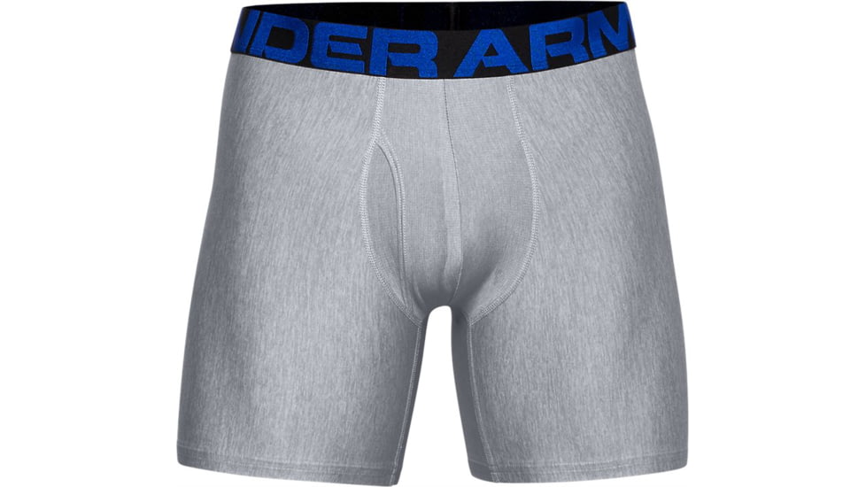 Under Armour UA Tech 6in Boxer 2 Pack - Mens, Academy, Small, 1363619408SM