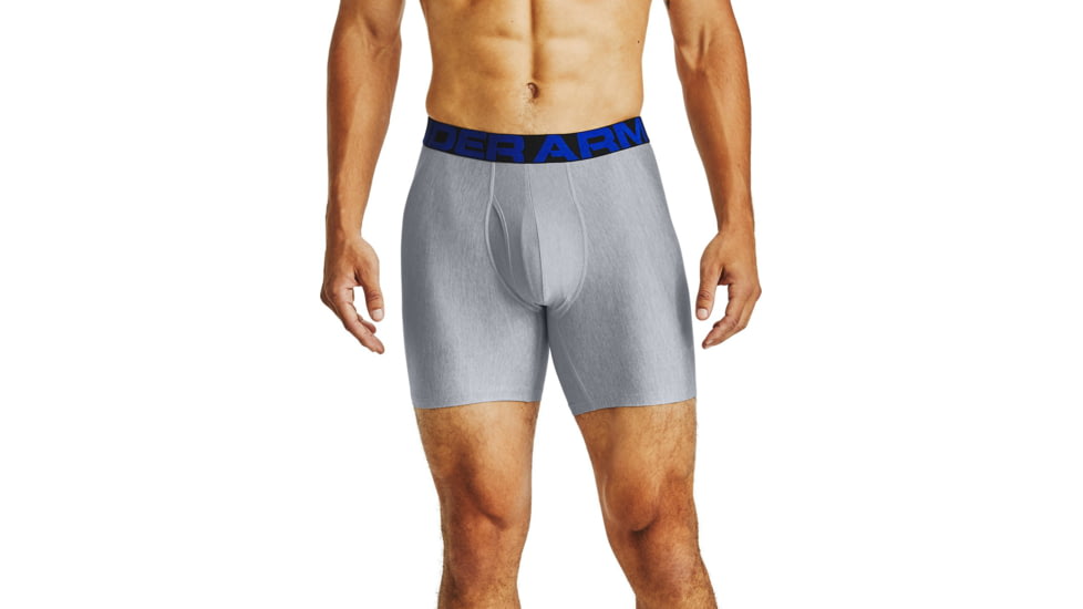 Under Armour UA Tech 6in Boxer 2 Pack - Mens, Academy, Small, 1363619408SM