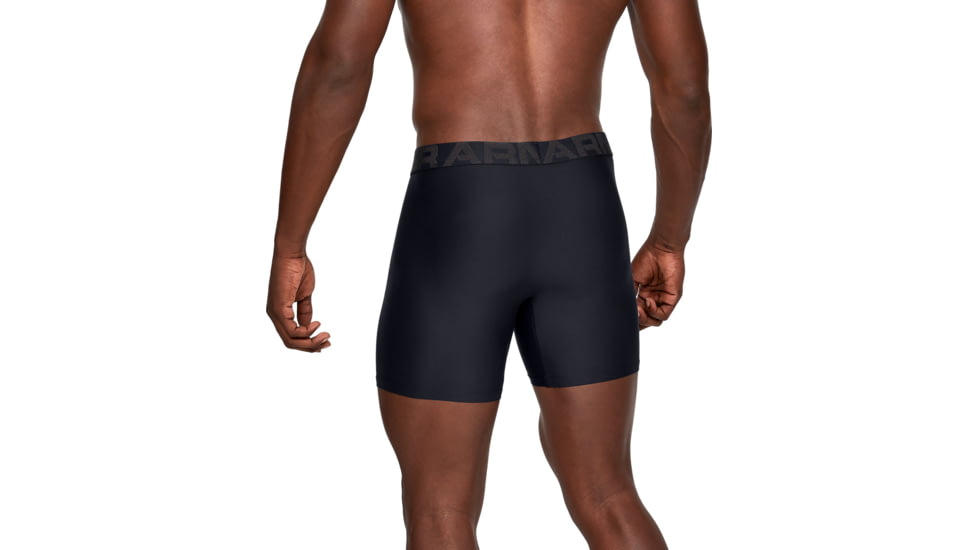 Under Armour UA Tech Boxerjock 6in 2-Pack - Mens, Black, 3X-Large, 13274150013XL