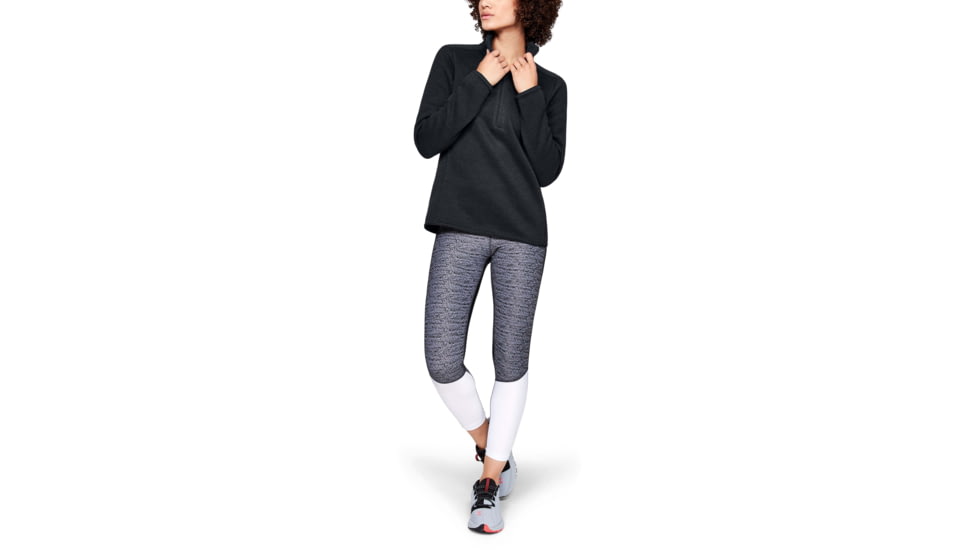 Under Armour UA Wintersweet 1/2 Zip 2.0 Active Top - Womens, Black, Large, 1316287001LG