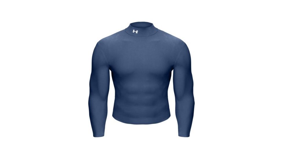 UnderArmour Men's ColdGear Longsleeve Mock - Sapphire Color 1000512-414