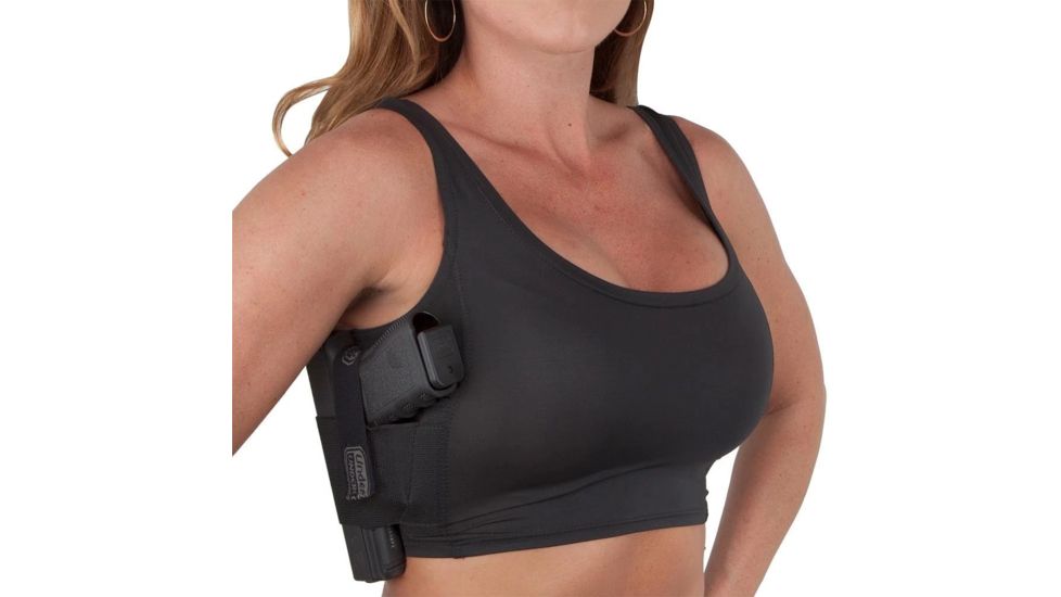 UnderTech Undercover UTUC Womens Midriff Concealment Tank Top, Black, Extra Small, 4016-BLK-XS
