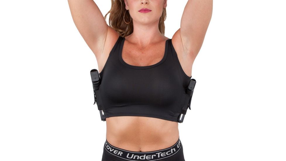 UnderTech Undercover UTUC Womens Midriff Concealment Tank Top, Black, Extra Small, 4016-BLK-XS