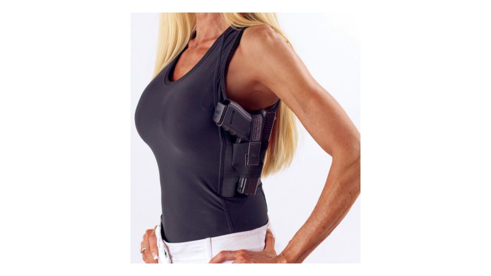 USED UnderTech Undercover Women's Concealment Holster Tank Top, Black 4013-BLK-LG, EDEMO2
