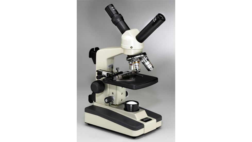 Unico High School Dual Head Microscope, Mechanical Stage &amp; Fluorescent Illumination M220FLDM