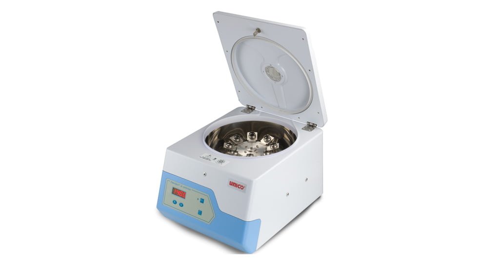 UNICO Powerspin HX Centrifuge, Fixed Speed 3400 RPM, 12 Place Rotor, 30 Min. Digital Timer, 6x10ml Capacity, C8304