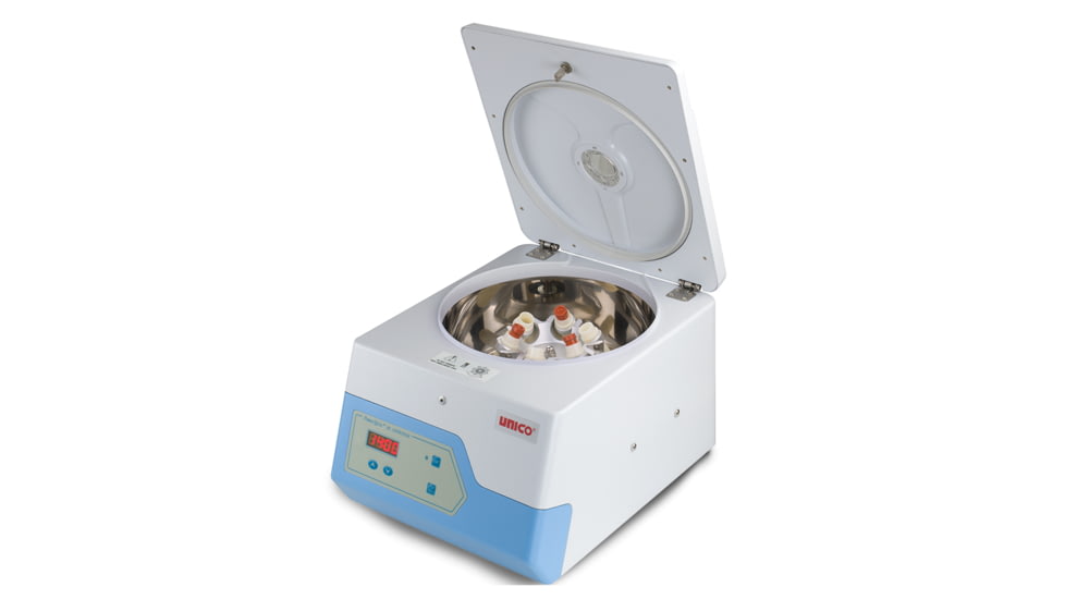 UNICO Powerspin HX Centrifuge, Fixed Speed 3400 RPM, 12 Place Rotor, 30 Min. Digital Timer, 6x10ml Capacity, C8304