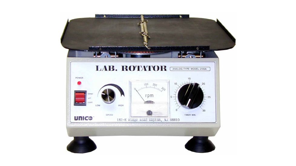 UNICO Rotator Featuring 11'' X 11'' Mixing Plate, Variable Speed Of 25 To 250 Rpm, A Tachometer With Analog Rpm Indicator L-RT28