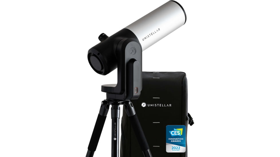 Unistellar eVscope 2 Smart Digital Reflector Telescope w/ Backpack, Silver, EVSCOPE2BACKPACK