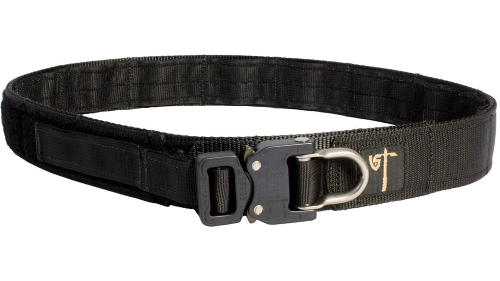 United States Tactical Operator Belt w/D-Ring, Black, Large, UST-BLT00201DL