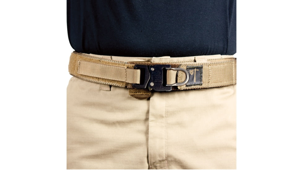 United States Tactical Operator Belt w/D-Ring, Coyote, Extra Large, UST-BLT00202DXL
