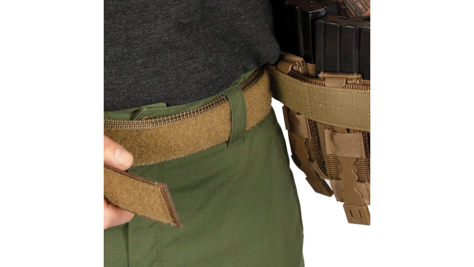 United States Tactical Operator Belt w/D-Ring, Coyote, Extra Large, UST-BLT00202DXL