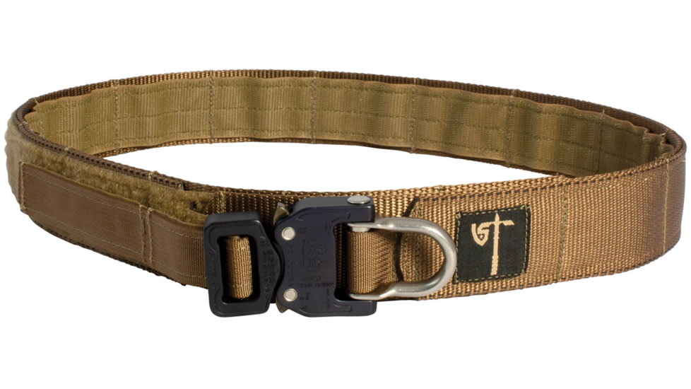 United States Tactical Operator Belt w/D-Ring, Coyote, Extra Large, UST-BLT00202DXL