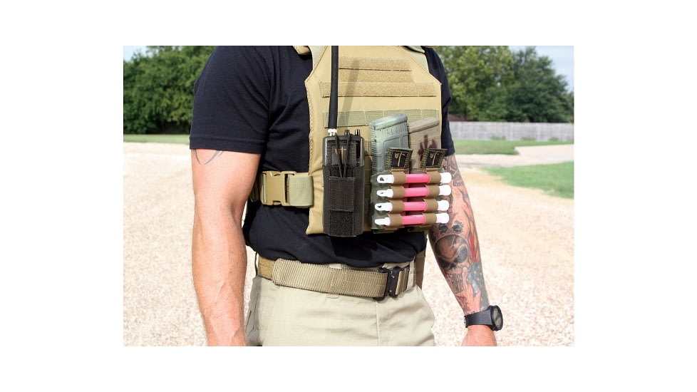 United States Tactical Radio Pouch, Black, One Size, UST-MOL00901