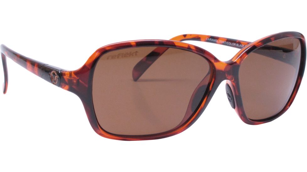 Unsinkable Mystic Sunglasses - Women's-Caramel Tort-Polarized ColorBlast Brown