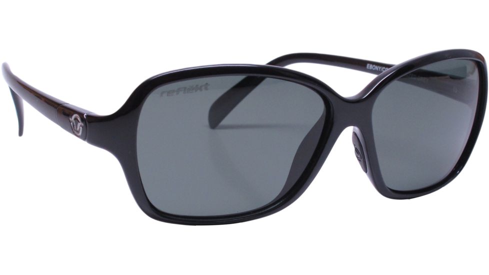 Unsinkable Mystic Sunglasses - Women's-Ebony-Polarized Core Grey