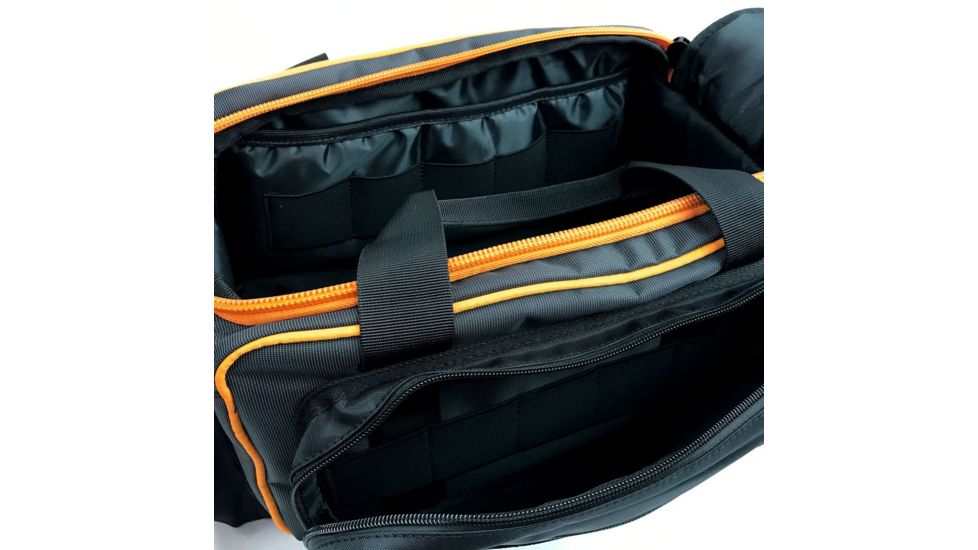 Urban Carry Heavy-Duty Nylon Range Bag, Black / Yellow, 17in x 10in x 9in UC-BAG-Range