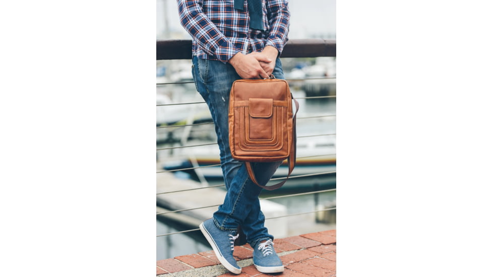 Urbn Chc Poseidon Bulletproof Bag, Brown, Medium, POSBRN/002