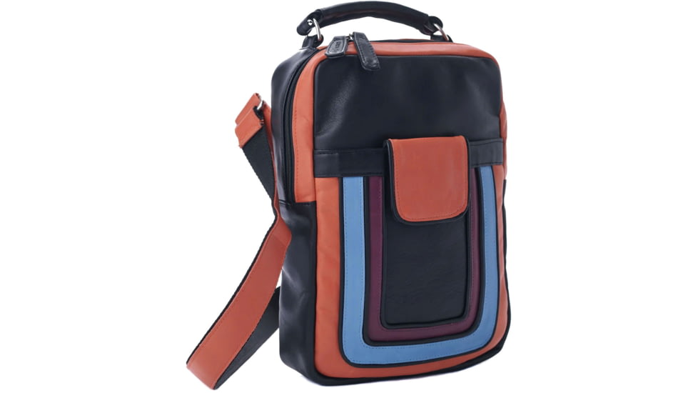 Urbn Chc Poseidon Bulletproof Bag, Orange/Black/Blue/Indigo, Medium, POSORG/002
