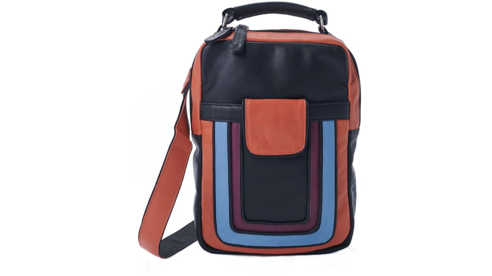 Urbn Chc Poseidon Bulletproof Bag, Orange/Black/Blue/Indigo, Medium, POSORG/002