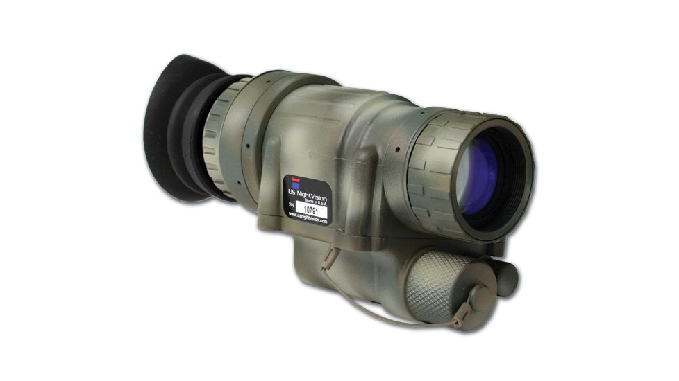 US Night Vision PVS-14A NightCoat Night Vision Monocular, Gen 3 w/ Manual Gain Control, Camo 001203