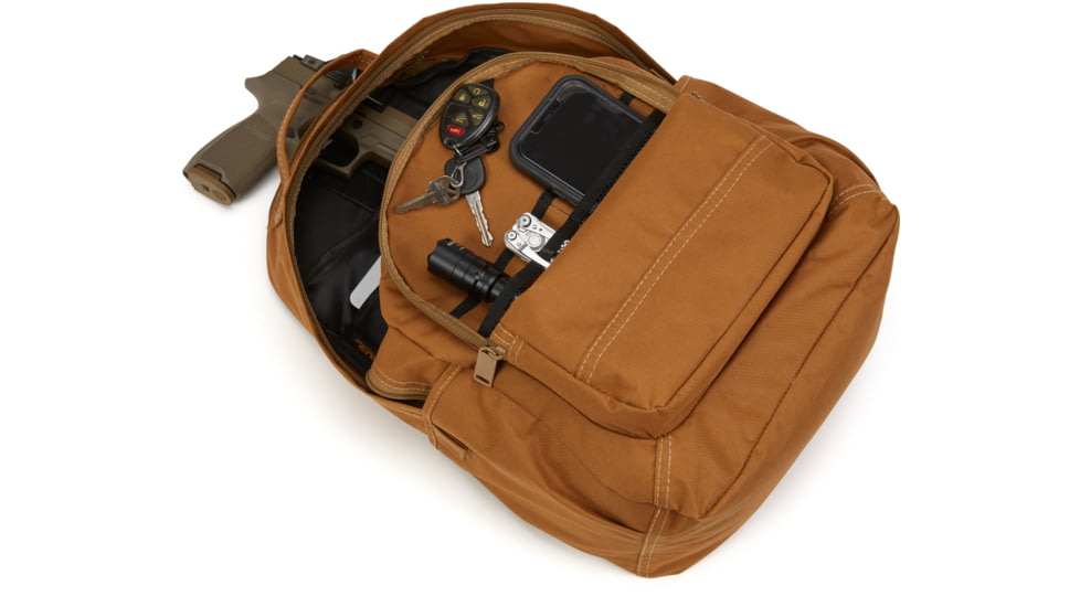 Us Peacekeeper The Contractor Backpack  12.5x18x 6in, Mustard Brown, P52209