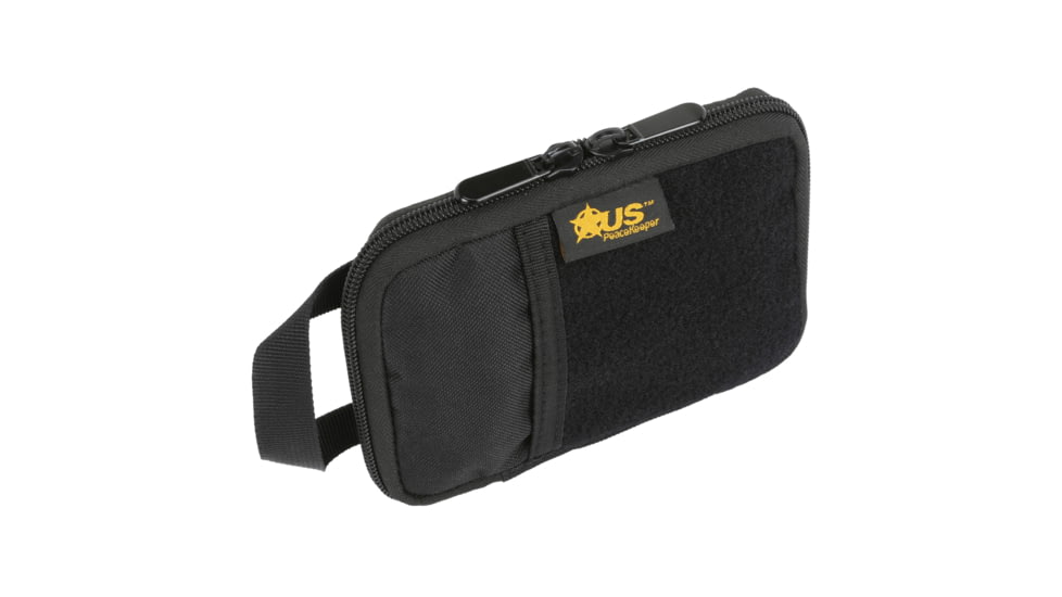 US PeaceKeeper EDC Admin Organizer Pouch, 4&quot;x6&quot;, 1000 Denier Nylon, Black, P22045